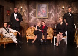 The cast of Morpheus Theatre's The Dinner Party